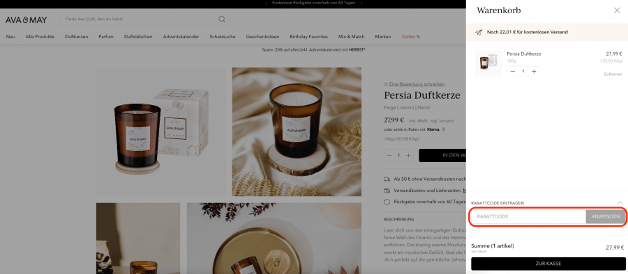 Ava Promo Code Rabattcode & Gutschein AVA & MAY - 40% und 70% - Juli 2026
