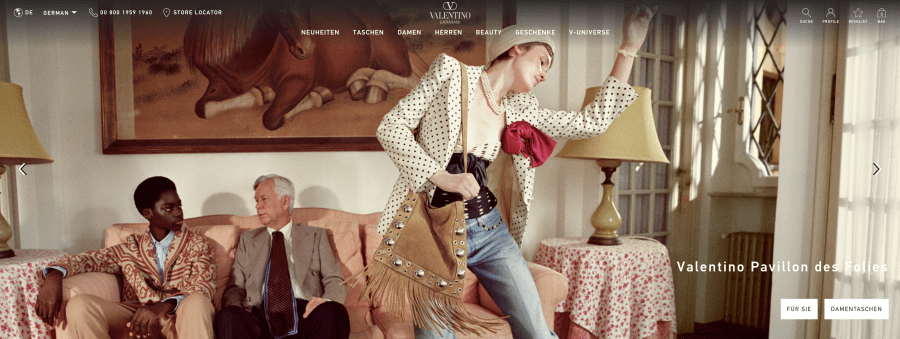 Onlineshop VALENTINO